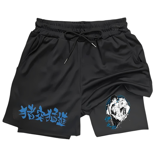 Inosuke Hashibira Gym Shorts